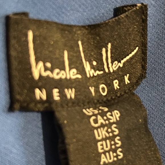 SELLING NICOLE MILLER BLAZER SIZE  S COLOR ROYAL BLUE BNWT - Picture 5 of 14